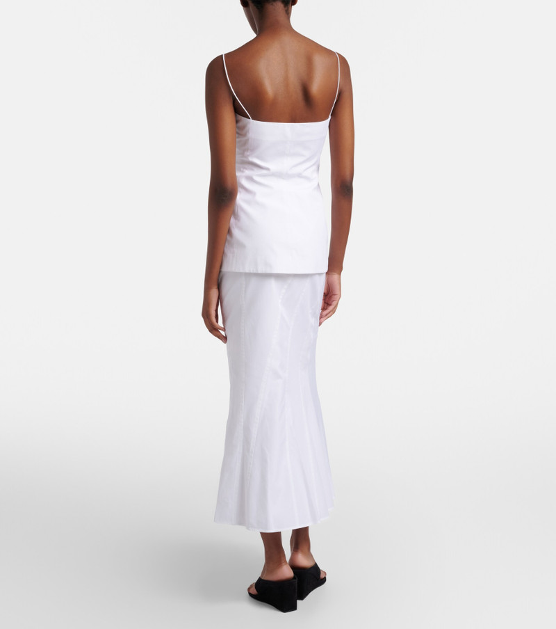 Ora cotton poplin midi skirt 6