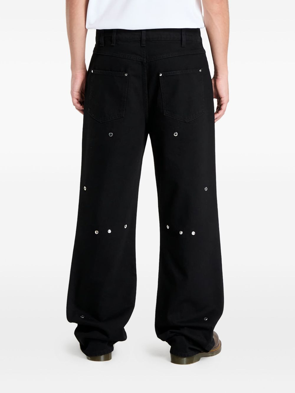 stud-detail denim jeans - 3