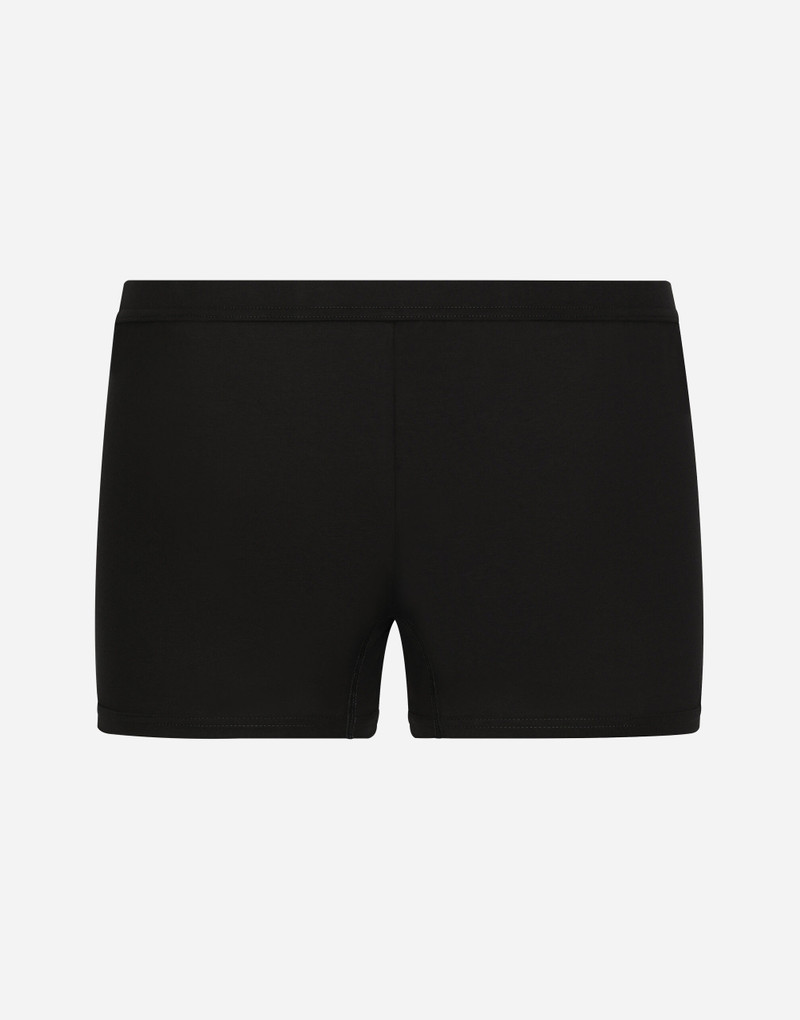 Dolce & Gabbana Two-way stretch jersey boxers with logo label outlook