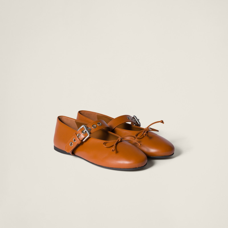 Leather ballerinas - 1