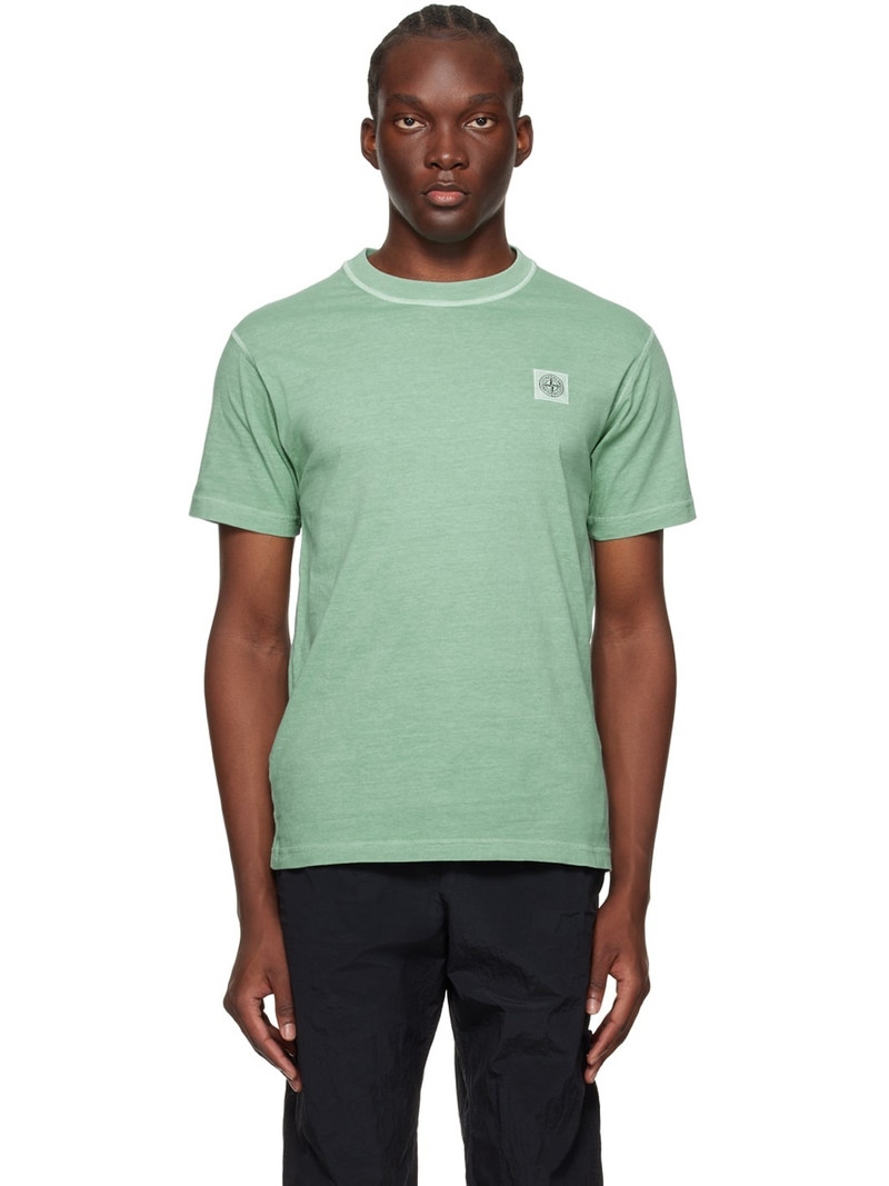Stone Island Green Patch T-Shirt outlook