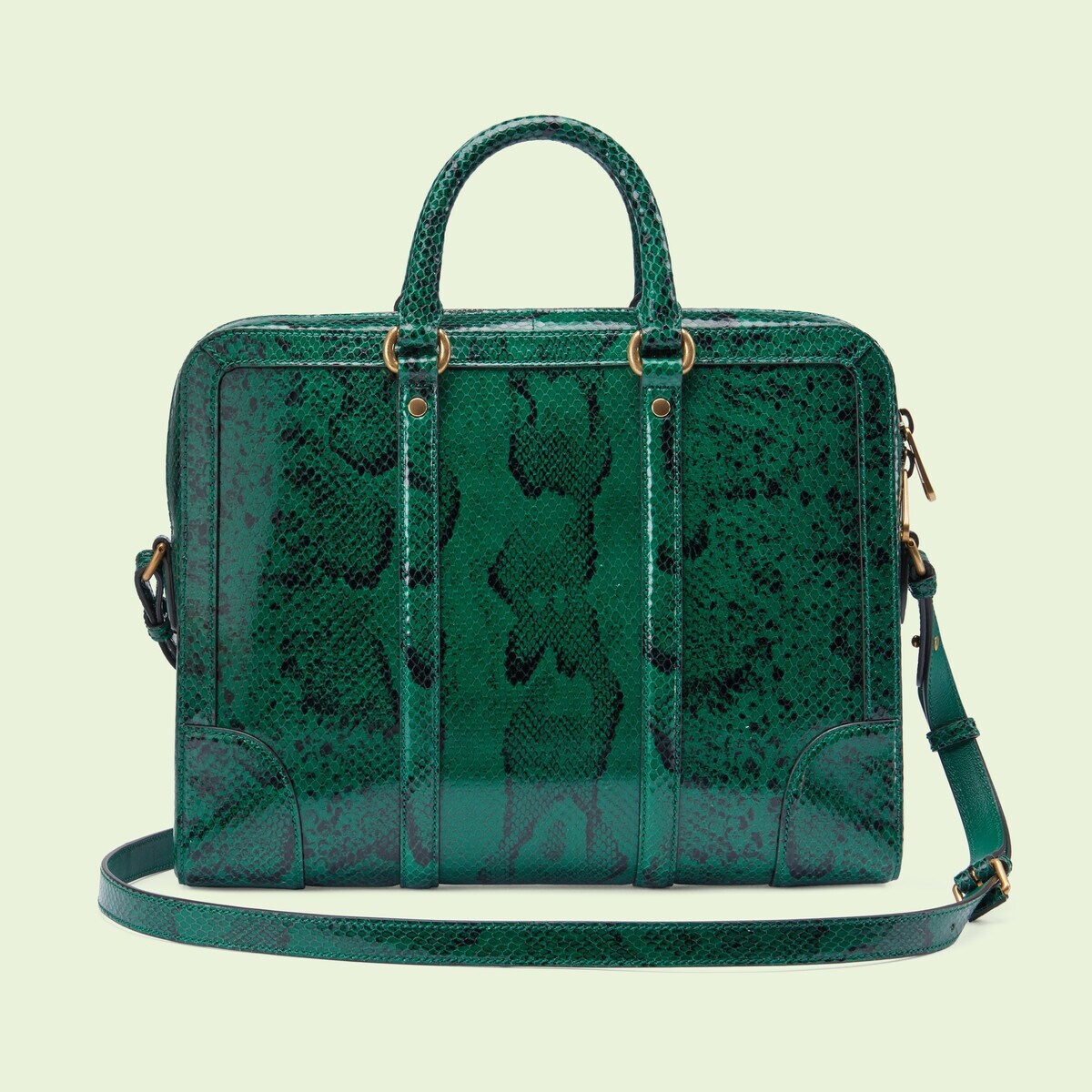 Python briefcase with Double G - 5