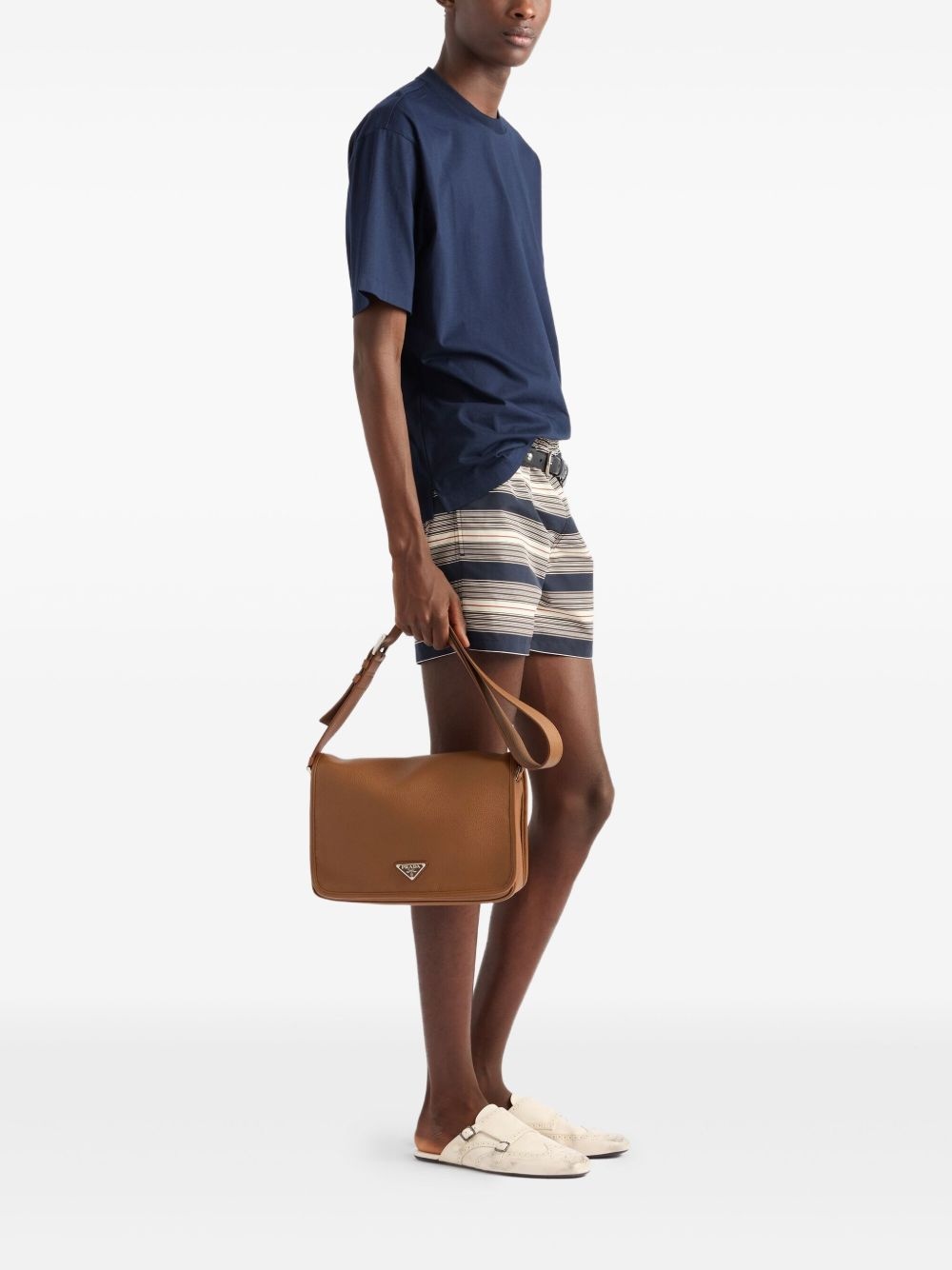 leather messenger bag - 2