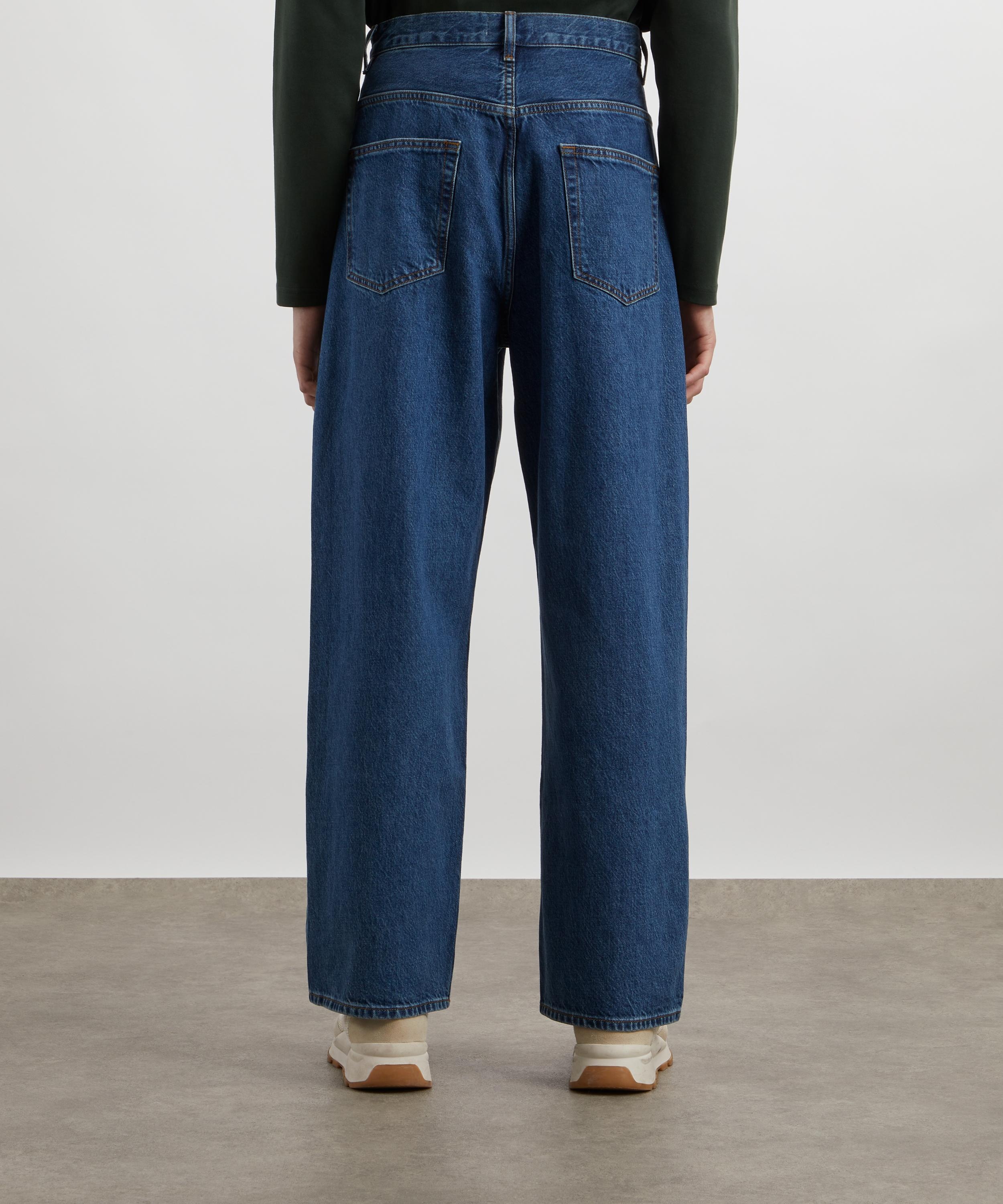 Baggy Wide Leg Jeans in Bonair - 4