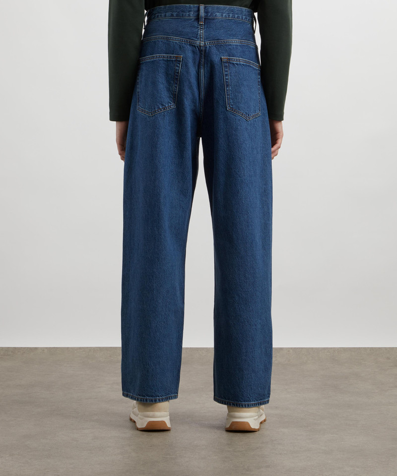 Baggy Wide Leg Jeans in Bonair 4