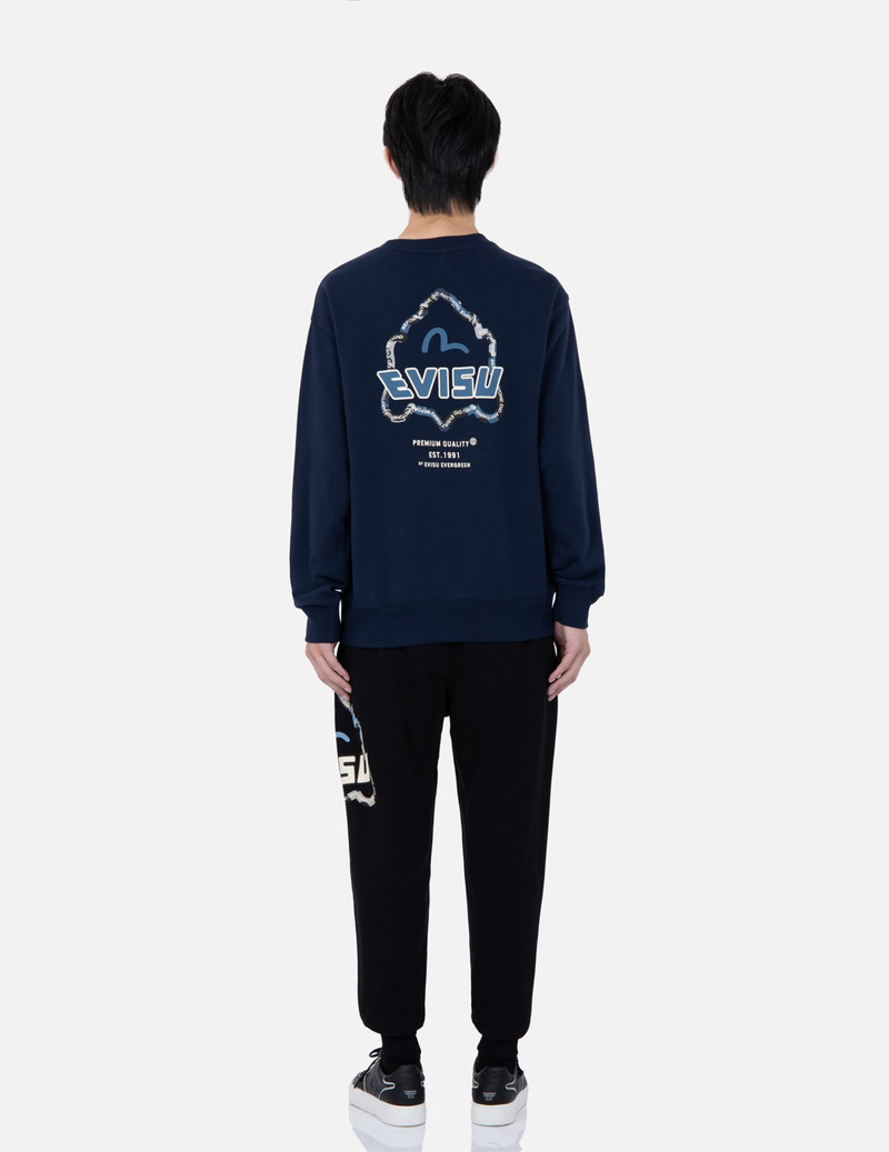 GODHEAD OUTLINE PRINT SWEATSHIRT 5