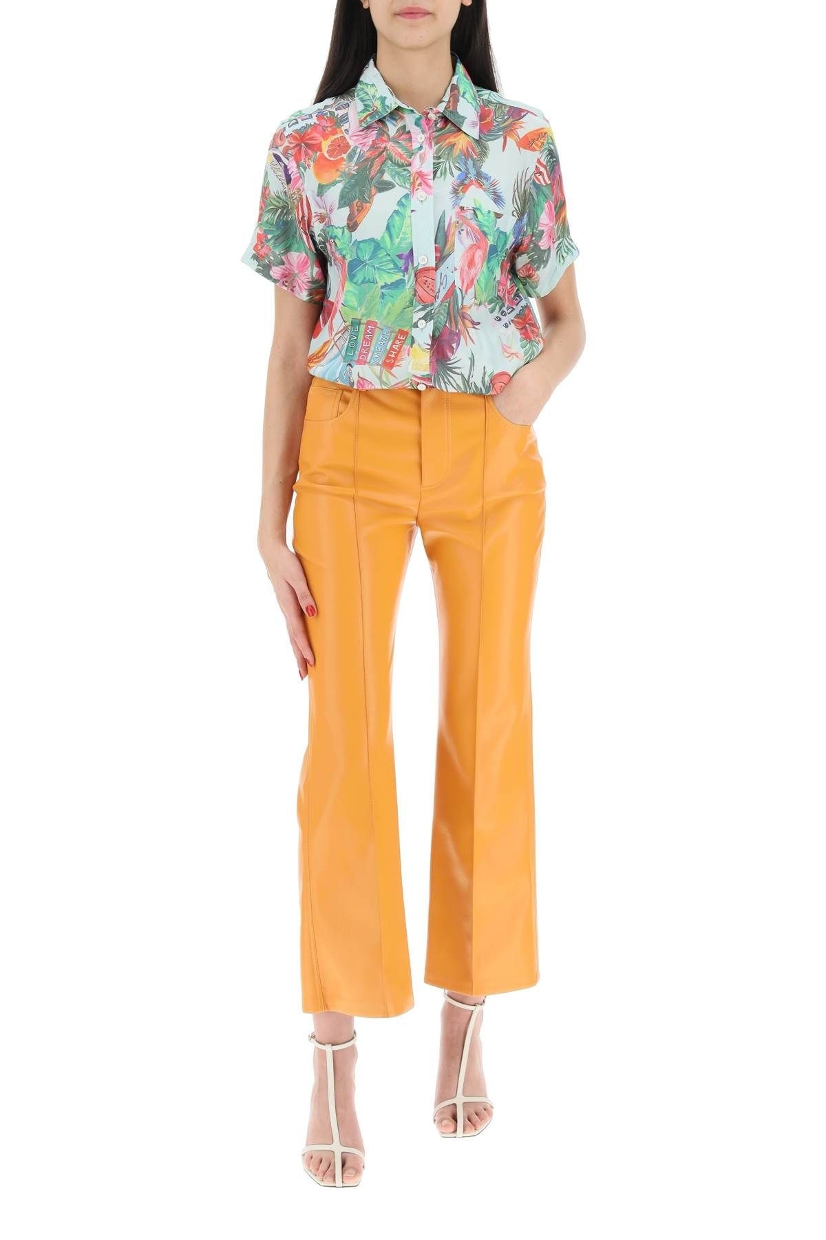 CLARISSA SHIRT WITH TROPICAL PRINT - 2