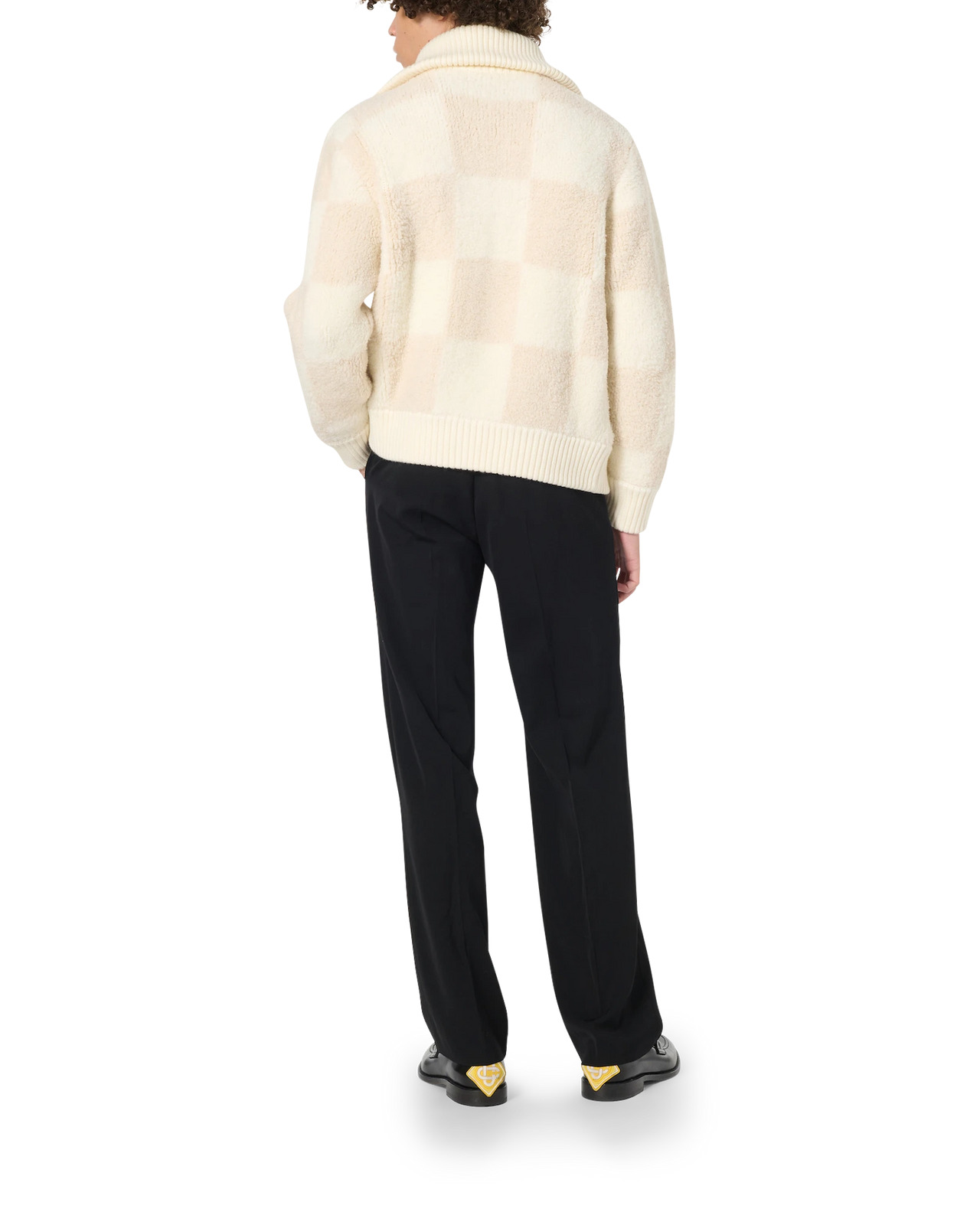 Checked Boucle Cardigan - 3