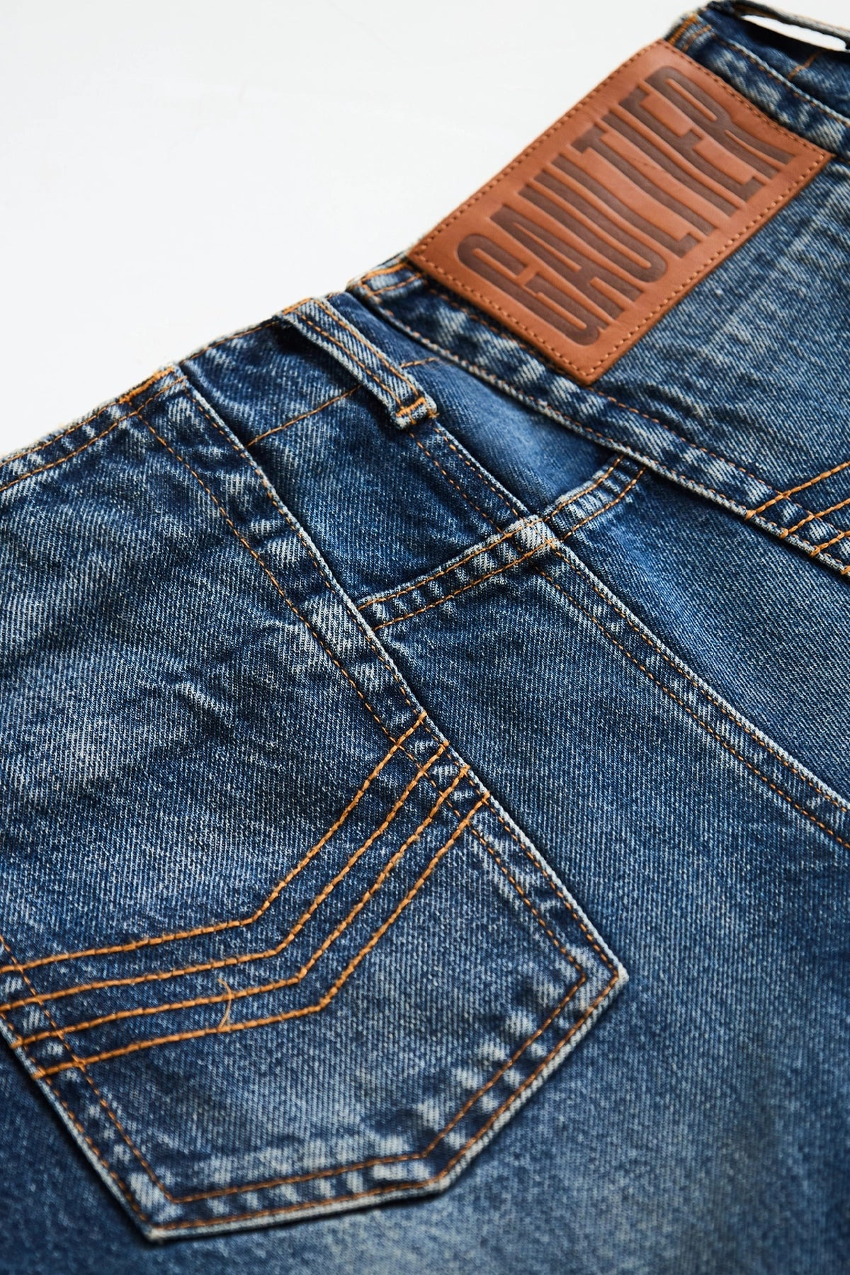 Jean Paul Gaultier Jean With Oversize Fit Vintage Blue - 4
