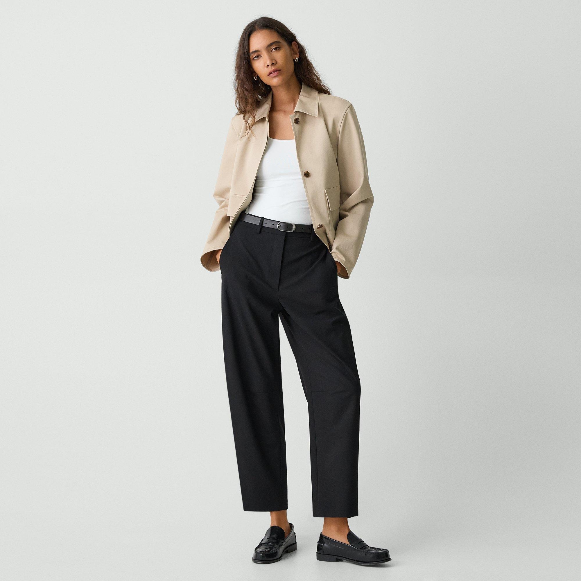 Drop Curve Pant in Stretch Wool - 2