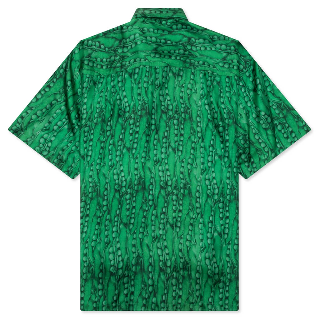 HAWAII SHIRT W/ FRONT POCKET - GREEN - 2
