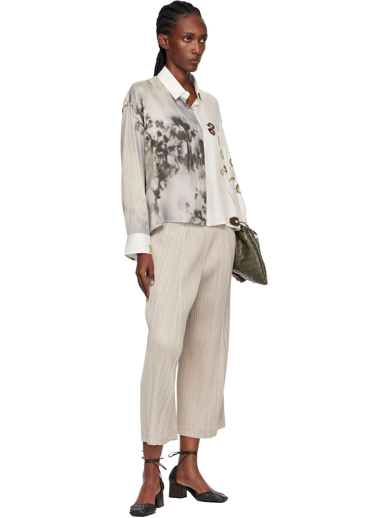 Pleats Please Issey Miyake Gray Thicker 1 Trousers outlook