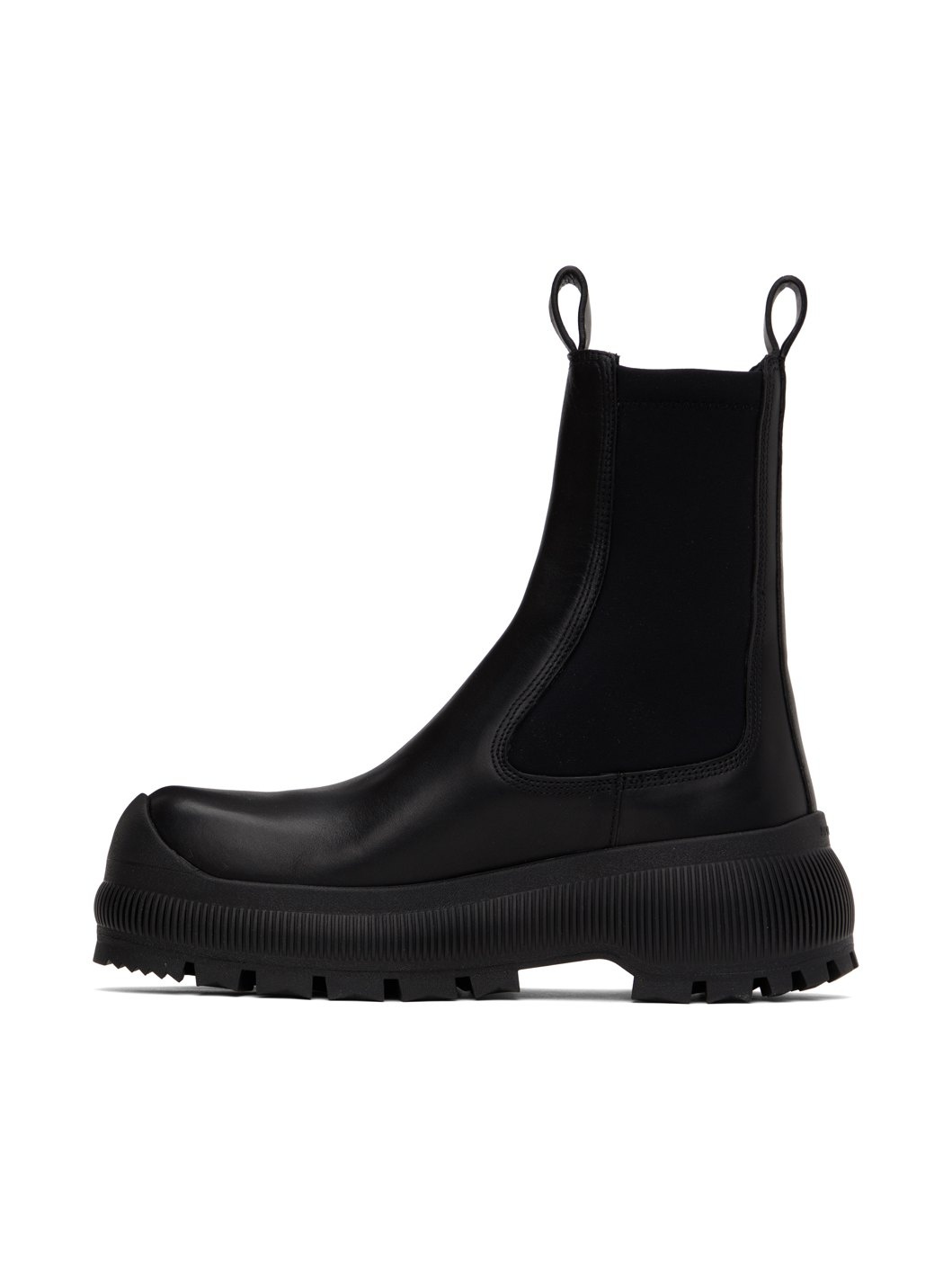 Black Calf Leather Chelsea Boots - 3