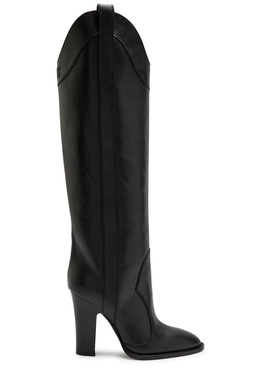 Paris Texas Lavinia 100 Western Leather Knee-high Boots - 1