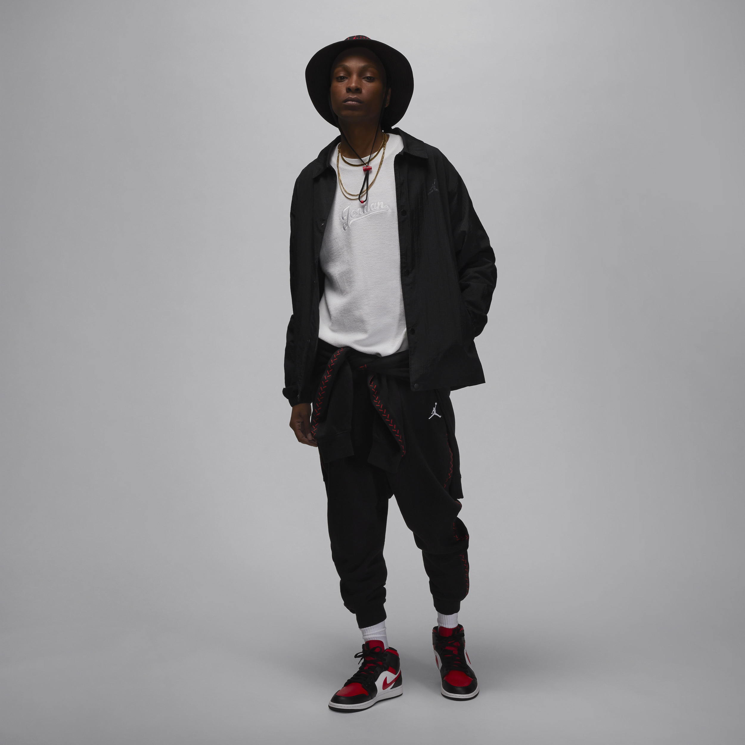 Men's Jordan Flight MVP Long-Sleeve Fleece Top - 6
