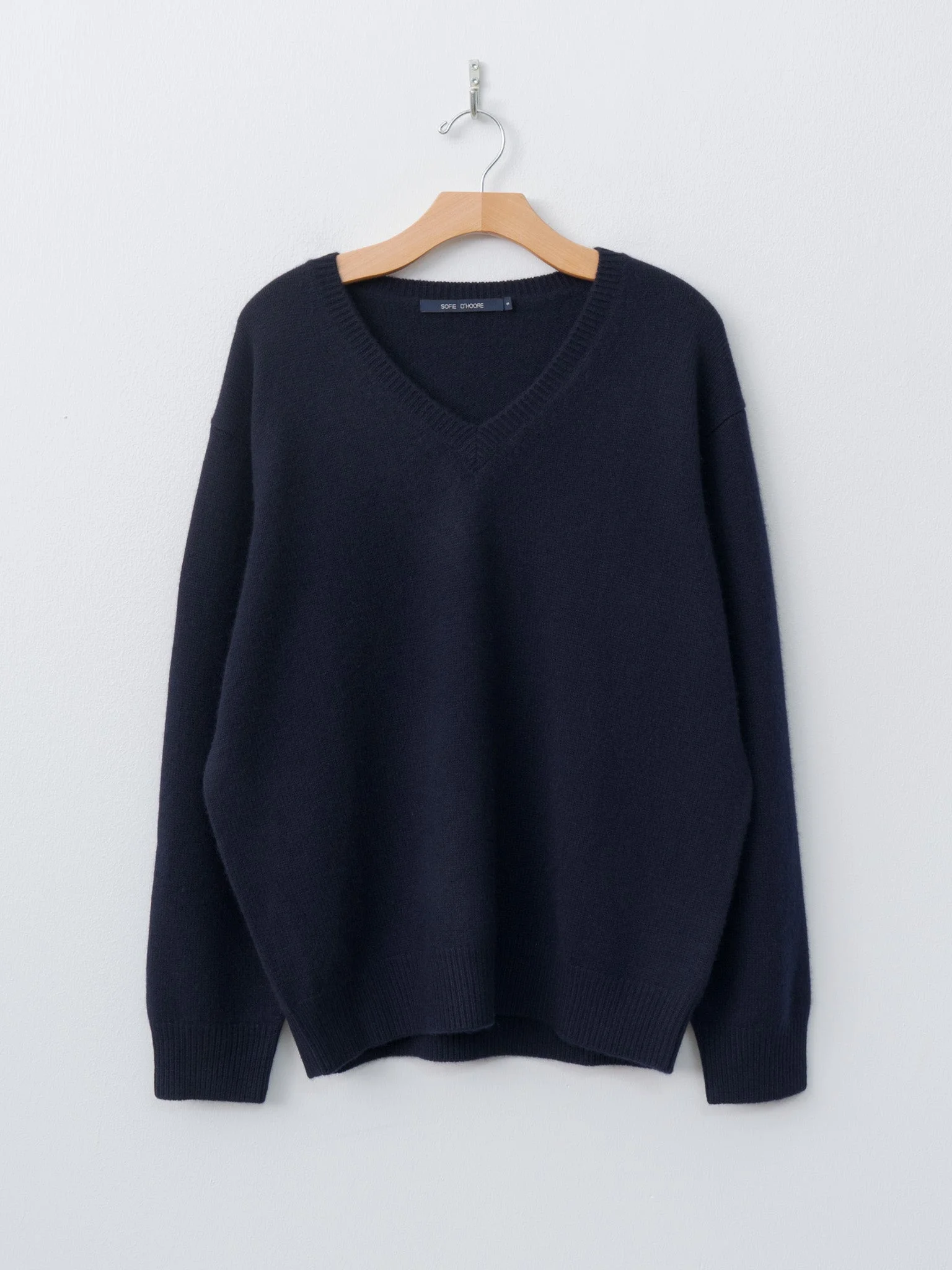 Mann 3-Ply Cashmere Sweater - Midnight - 1