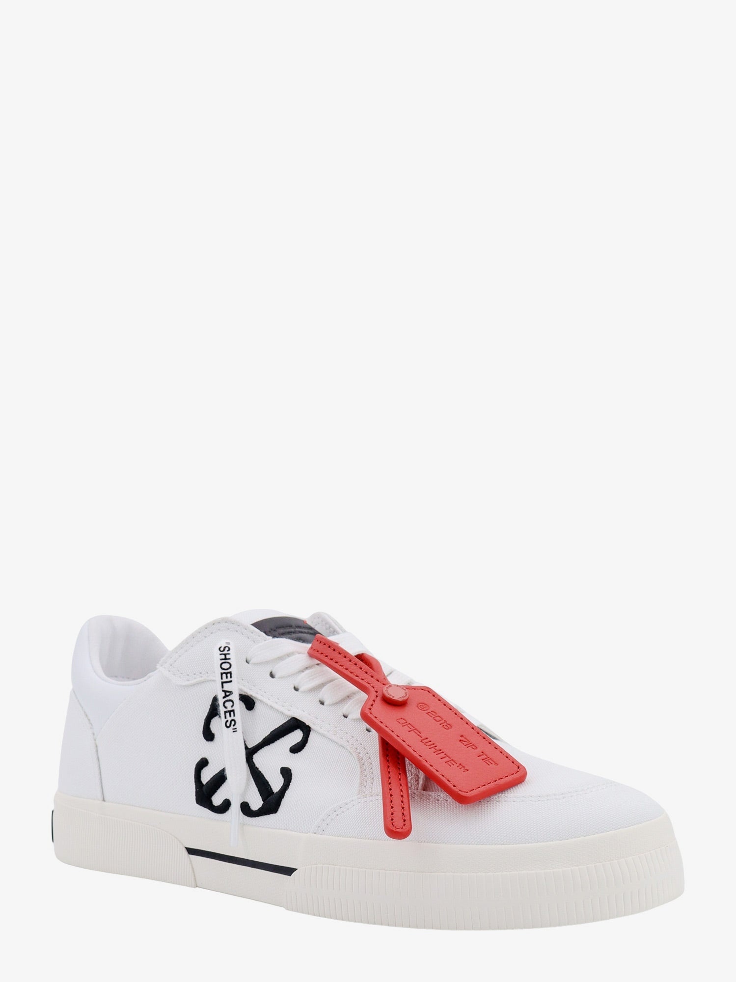 Off White Man New Low Vulcanized Man White Sneakers - 2