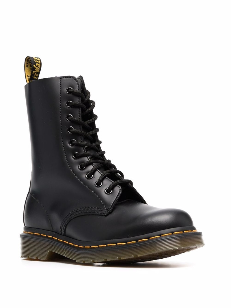 Dr. Martens 1490 lace-up combat boots outlook