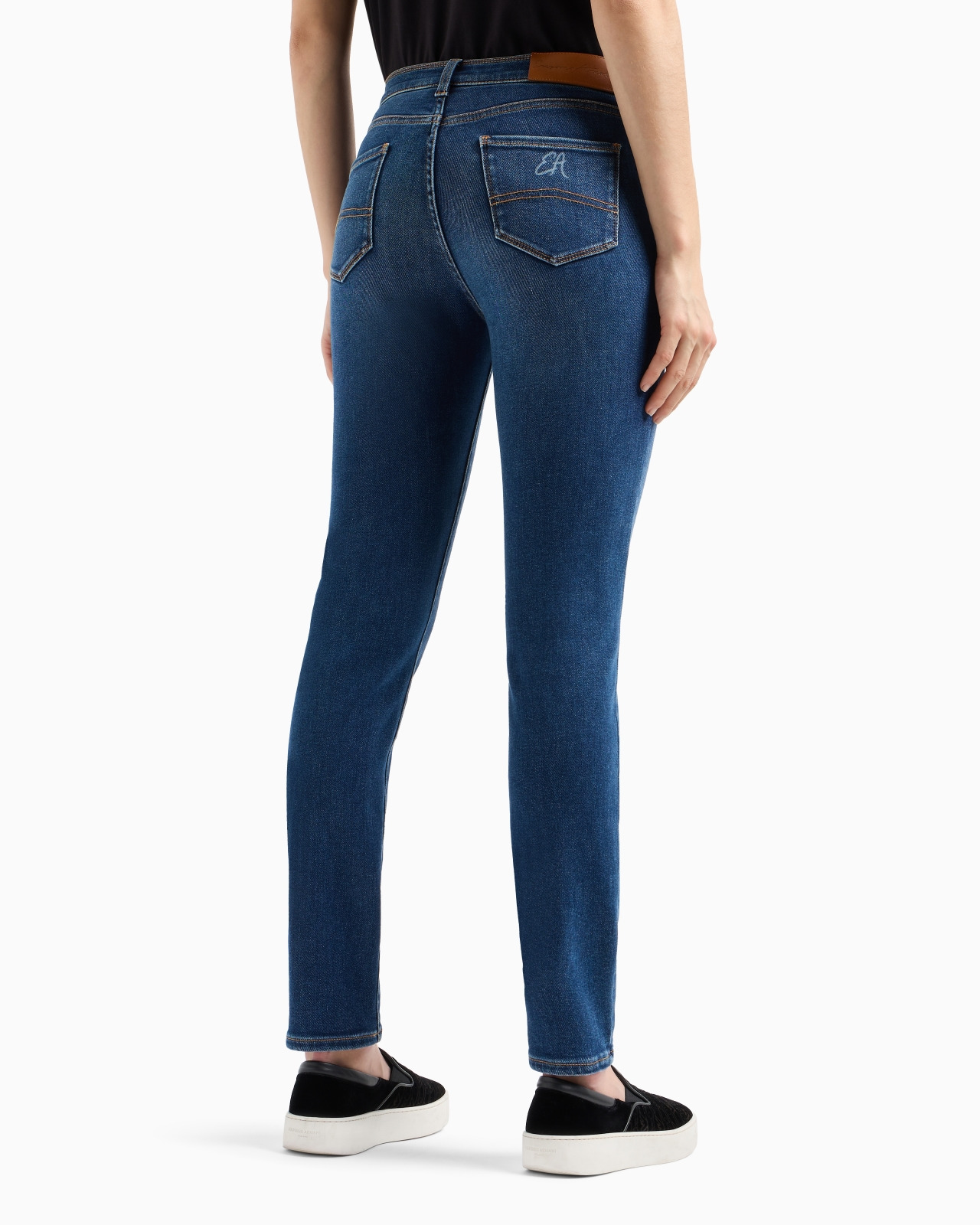 ASV J20 high-waisted super-skinny leg jeans in a worn-look organic stretch denim - 3