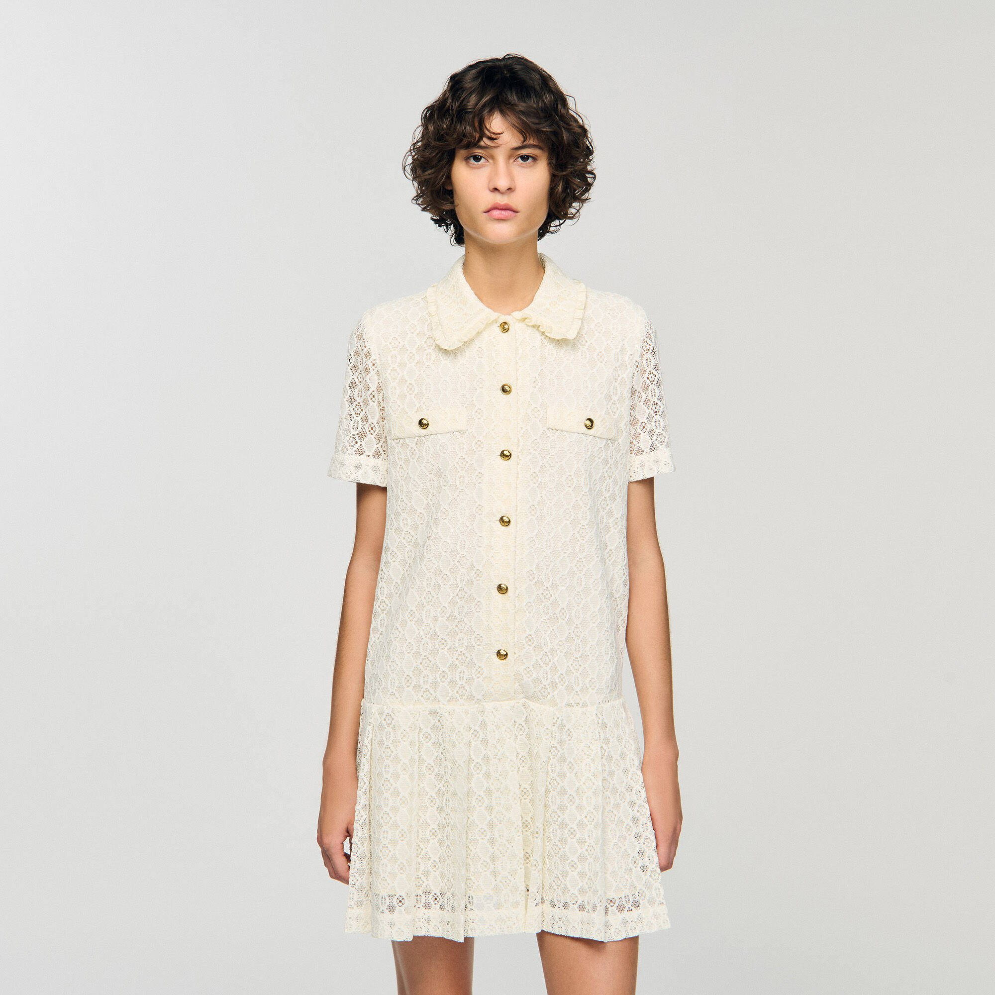 MINI LACE DRESS - 4