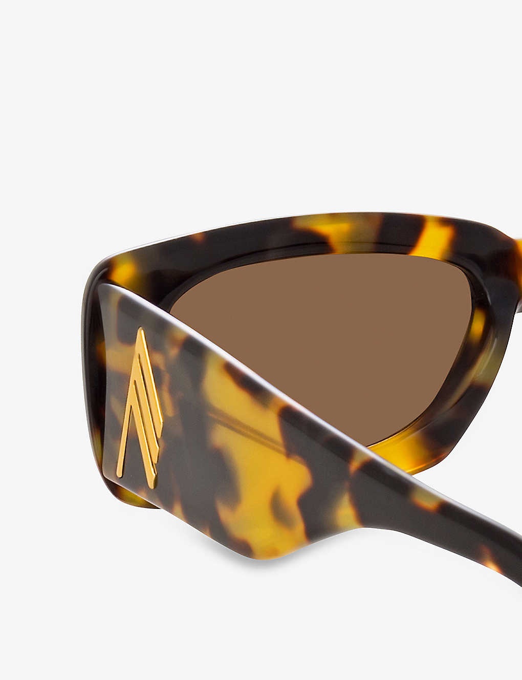 Linda Farrow x The Attico Mini Marfa rectangular-frame acetate sunglasses - 2