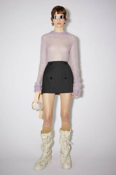 Acne Studios Tailored mini skirt - Black outlook