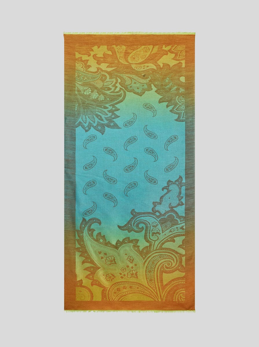 DÉGRADÉ PAISLEY SCARF - 2