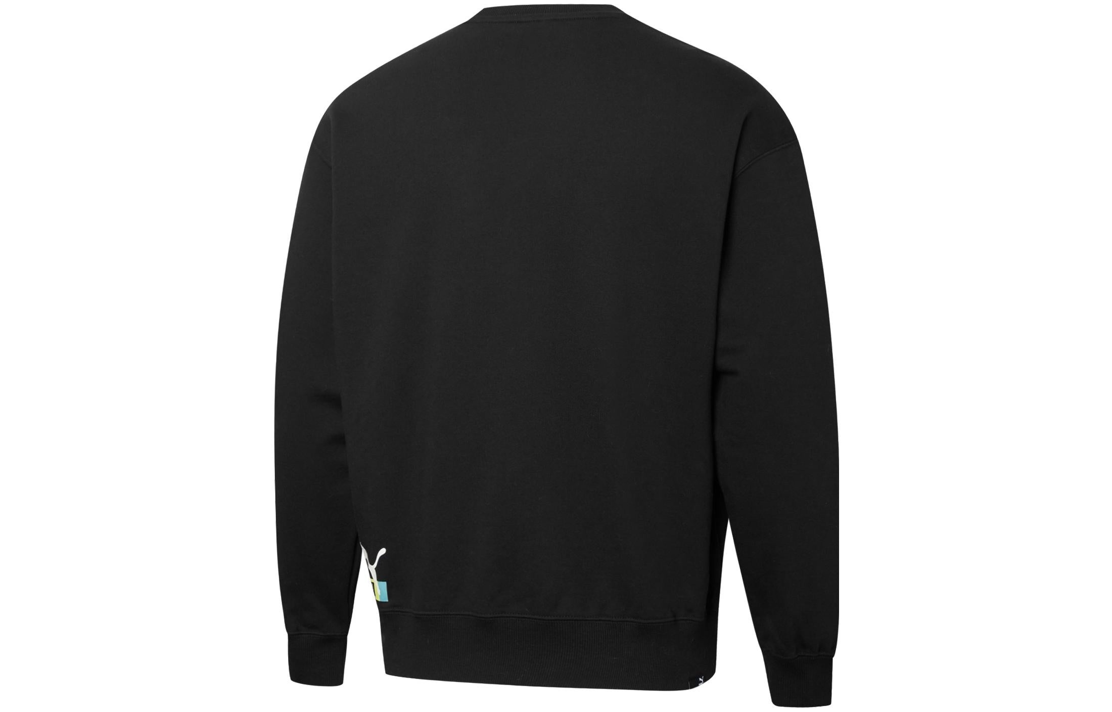 Puma Brand Love Multiplacement Crew Sweatshirt 'Black' 535326-01 - 2