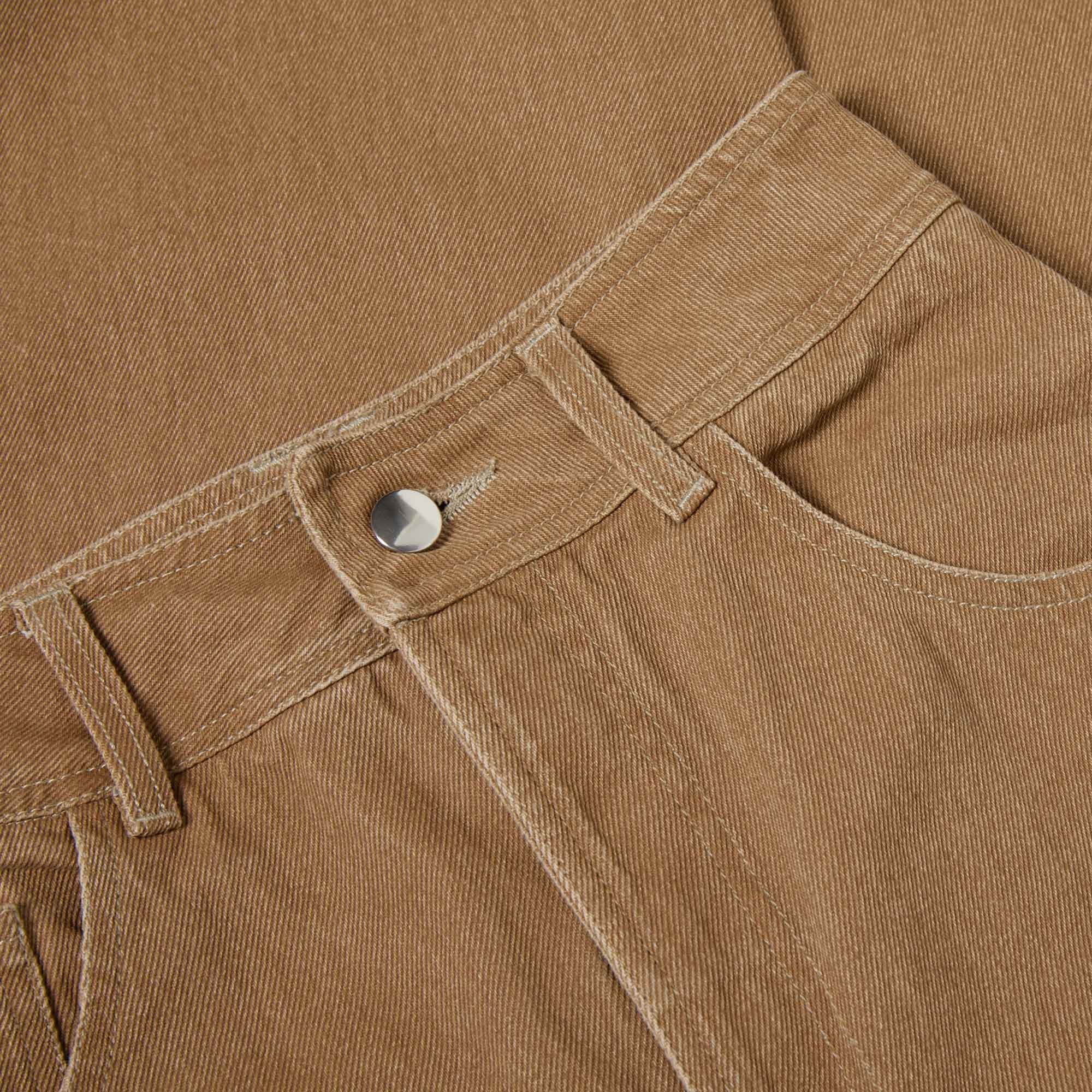 Brown Stitched Trousers - 2