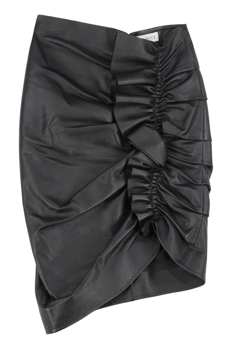 Nina Ricci Leather Skirt - 1