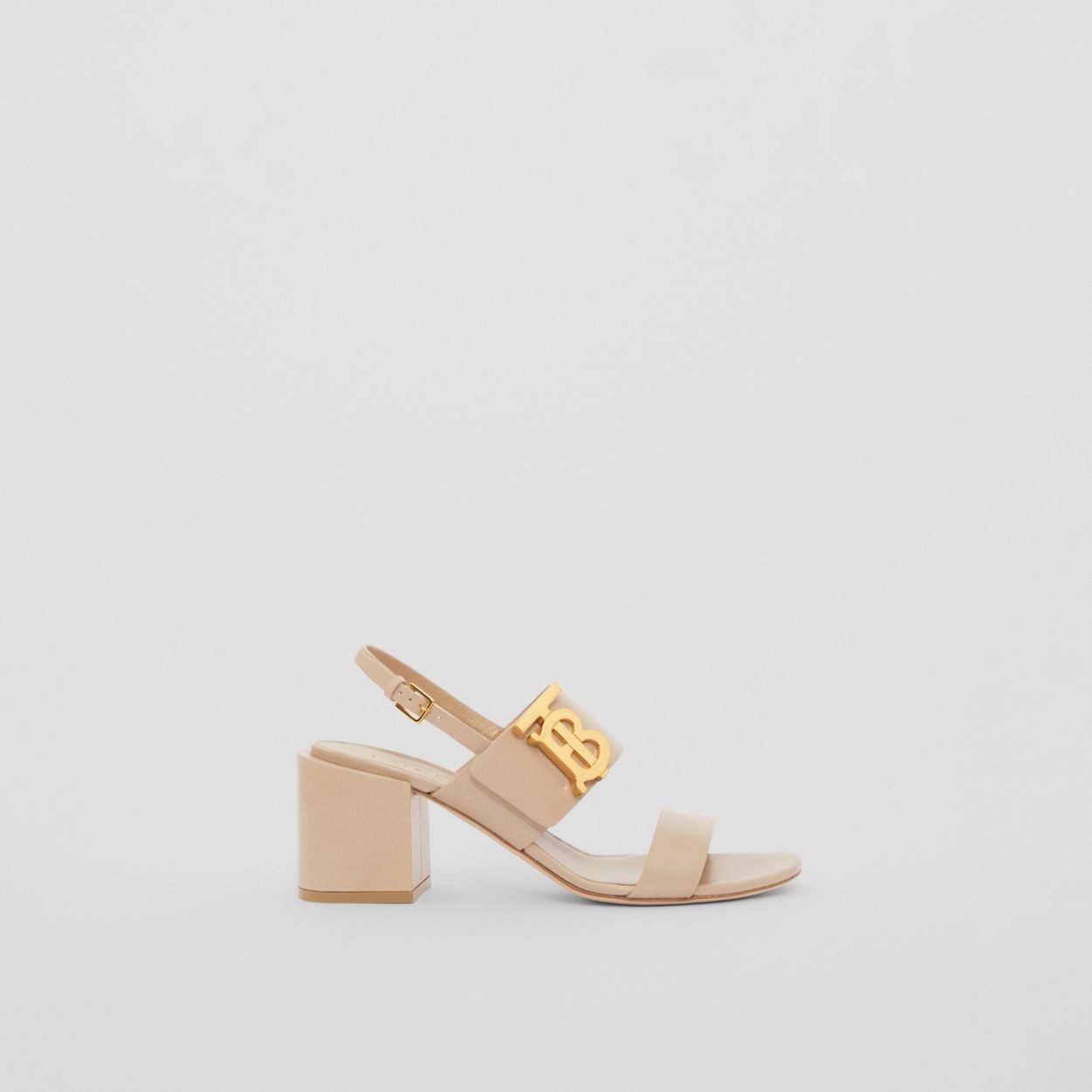 Monogram Motif Leather Block-heel Sandals - 6