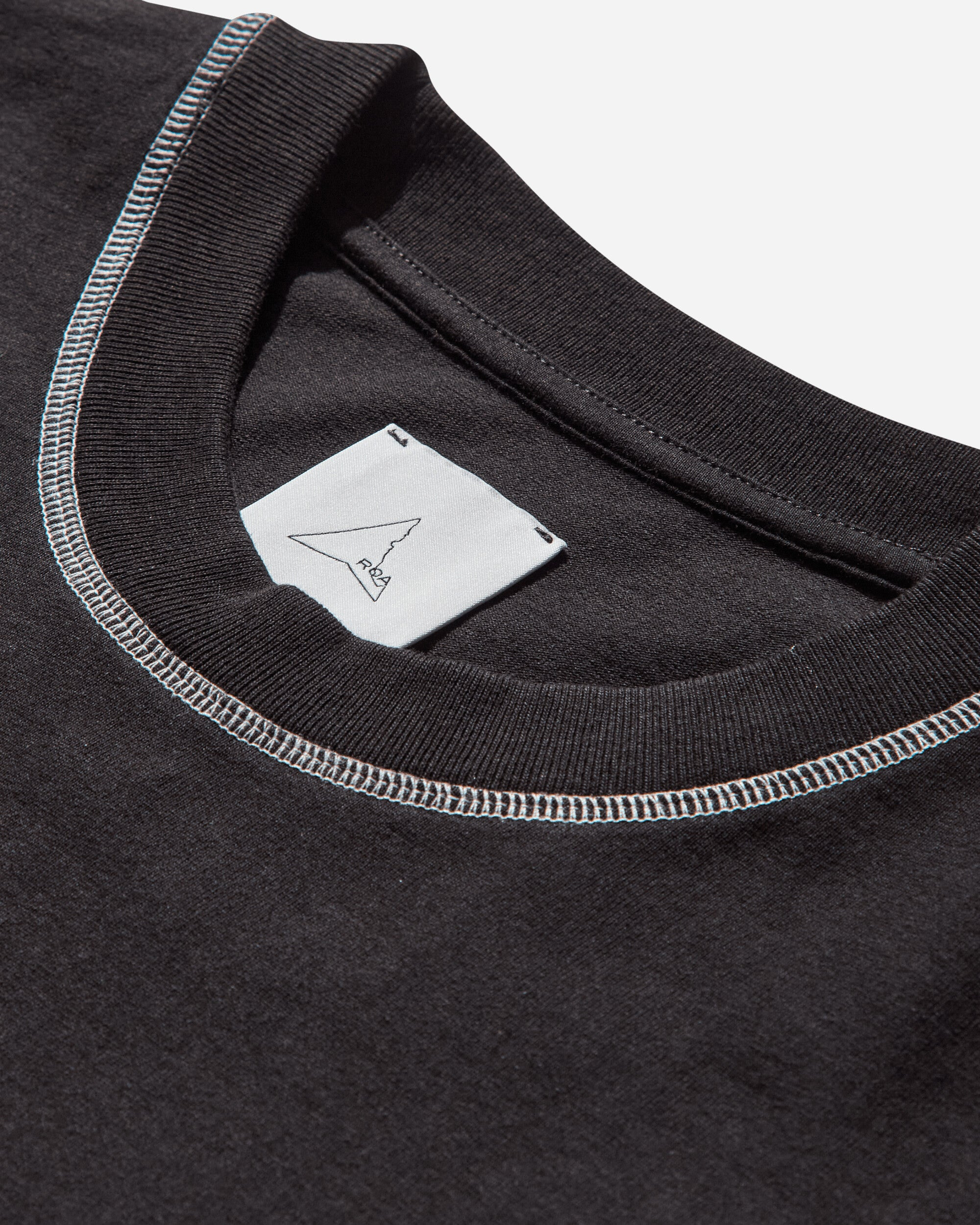 Men's Info Stitch Organic T-Shirt Black - 3