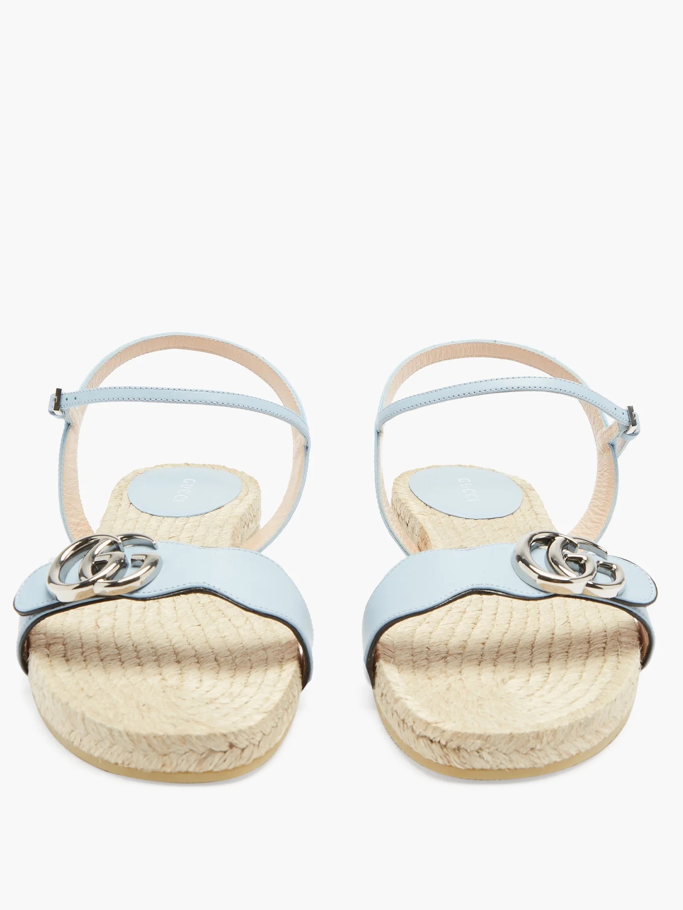 Aitana leather and jute sandals - 5