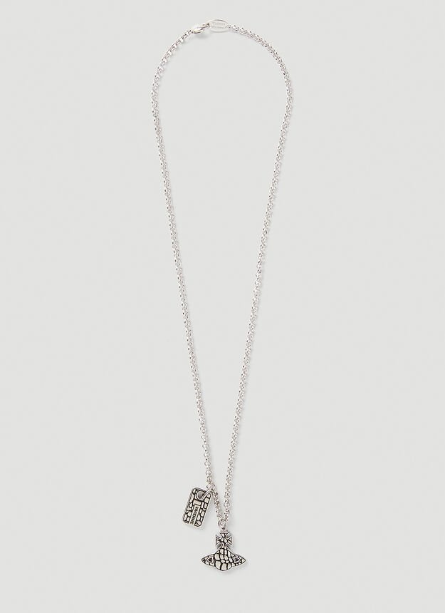 Valerio Pendant Necklace in Silver - 1