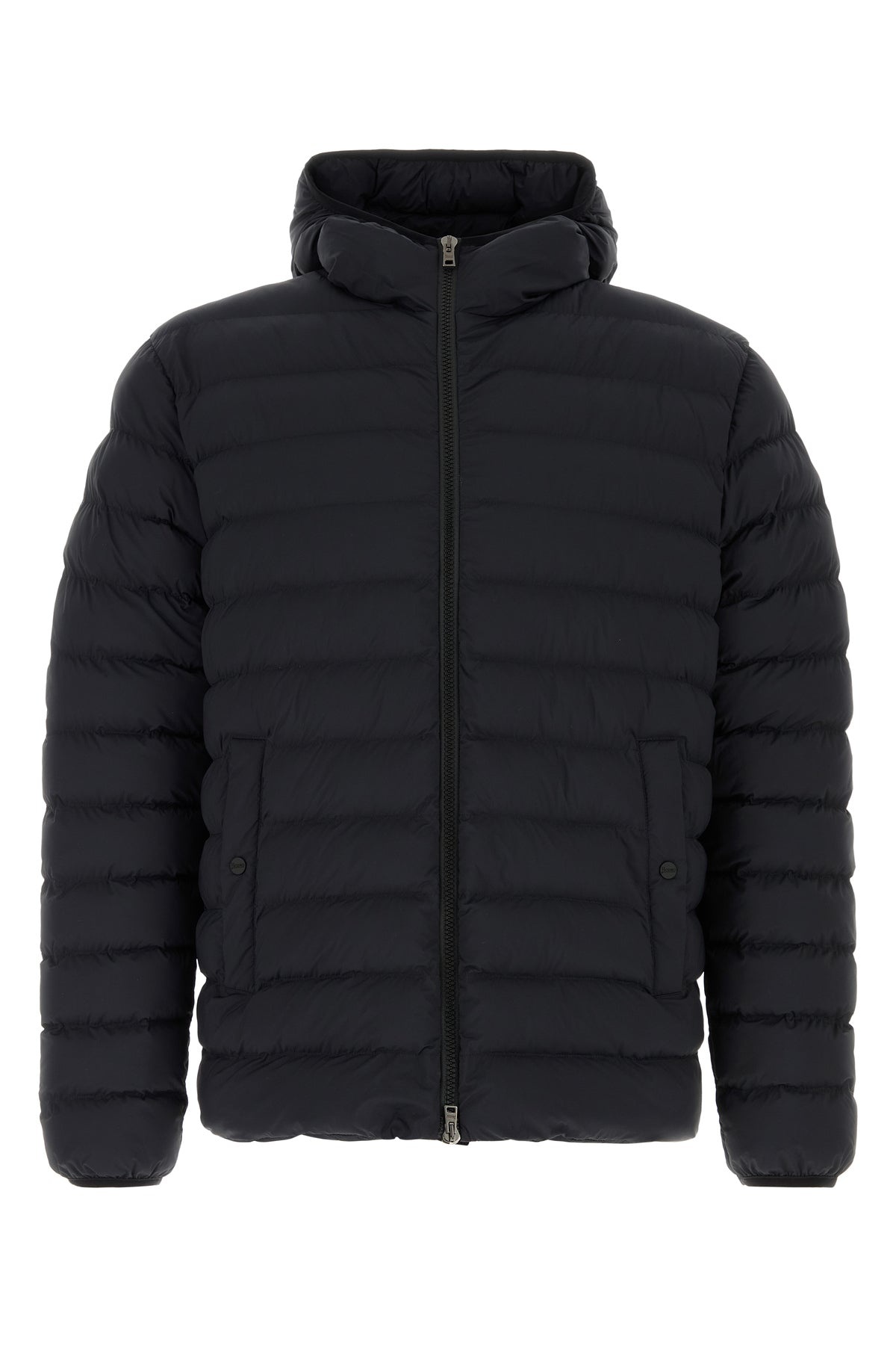 Midnight blue stretch nylon jacket - 1