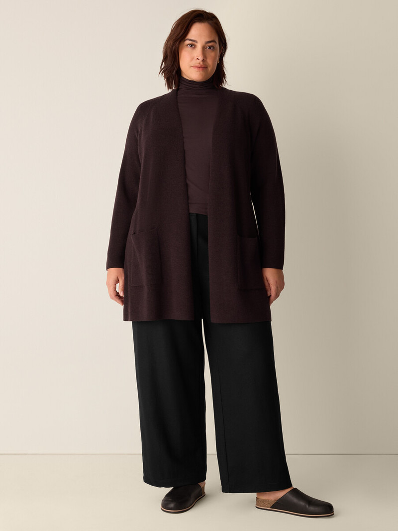 Merino Long Cardigan in Regenerative Wool 6