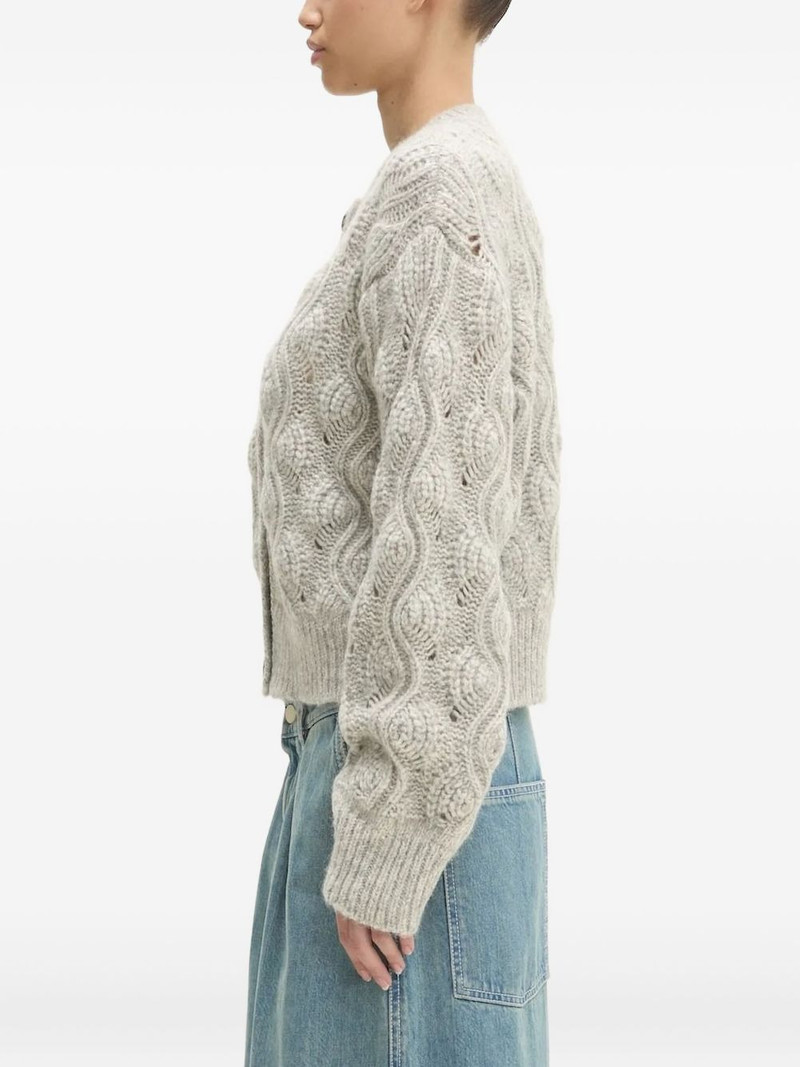 SAMSØE SAMSØE cable-knit button cardigan outlook