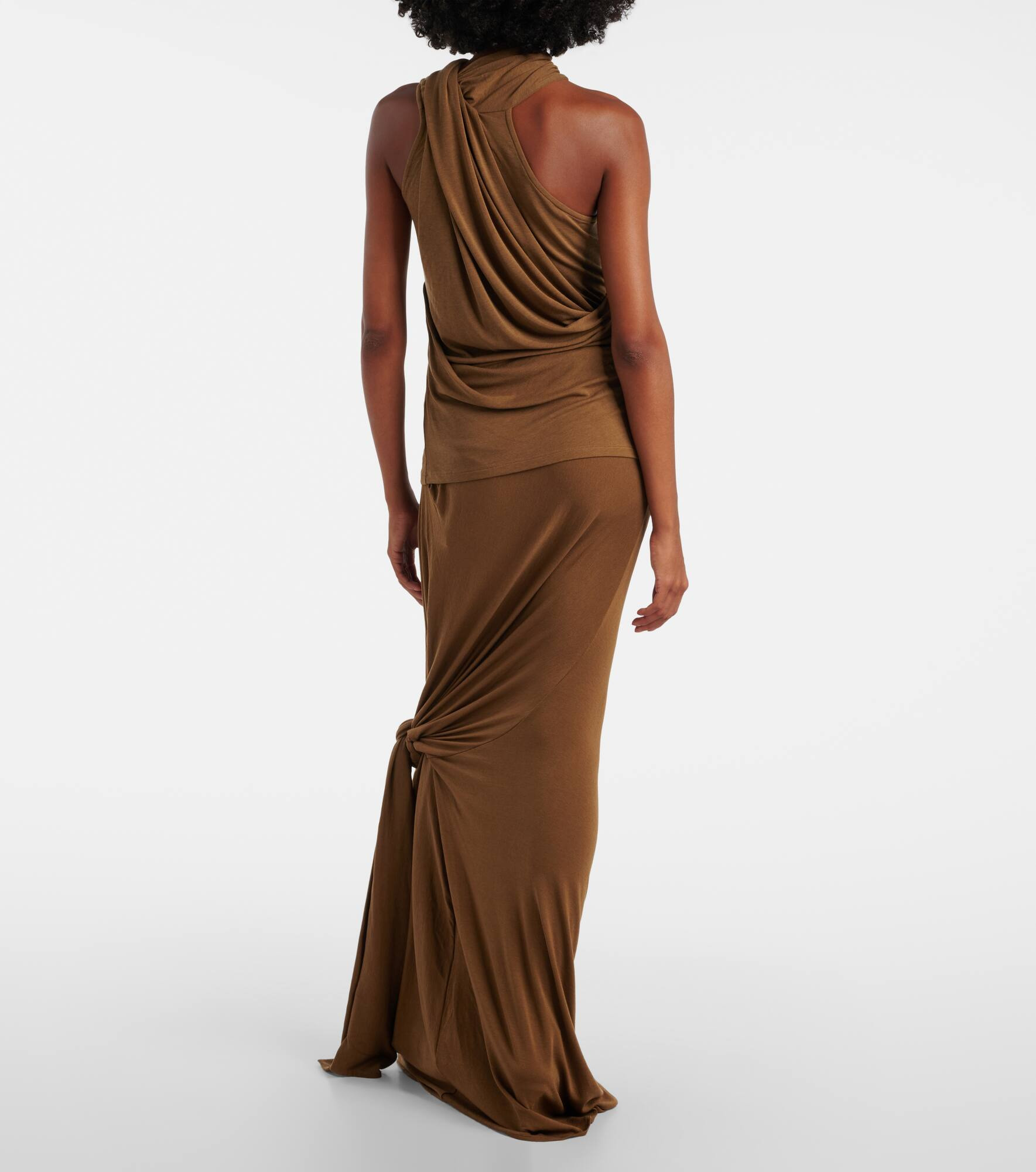 Draped jersey top - 3