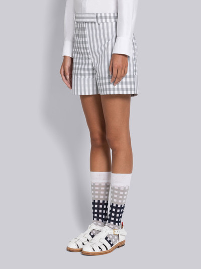Thom Browne Fun-Mix Gingham Double Face Poplin Sack Short outlook