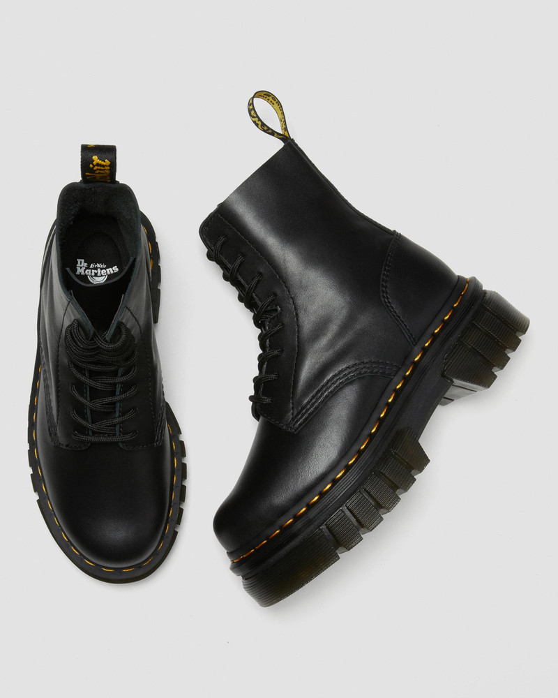 Audrick Nappa Leather Platform Ankle Boots 10