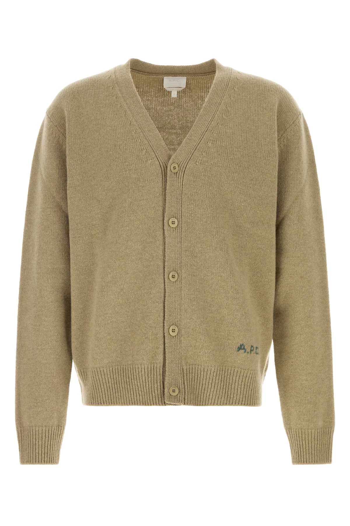A.P.C. Wool Cardigan — Beige - 1