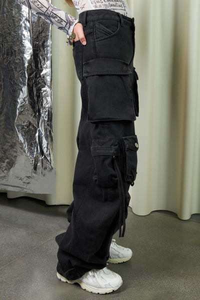 THE ATTICO Fern Black Long Pants outlook