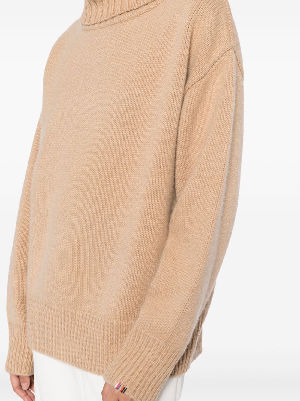 roll-neck cashmere jumper - 10