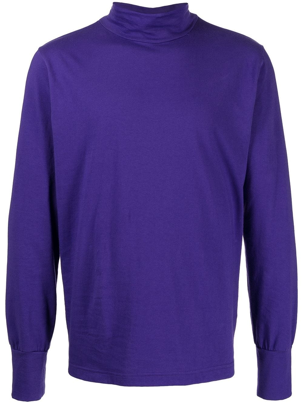 high-neck longsleeved top - 1