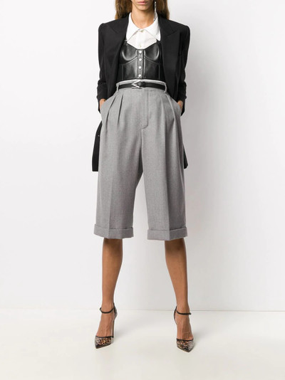 SAINT LAURENT high-waisted wool culottes outlook