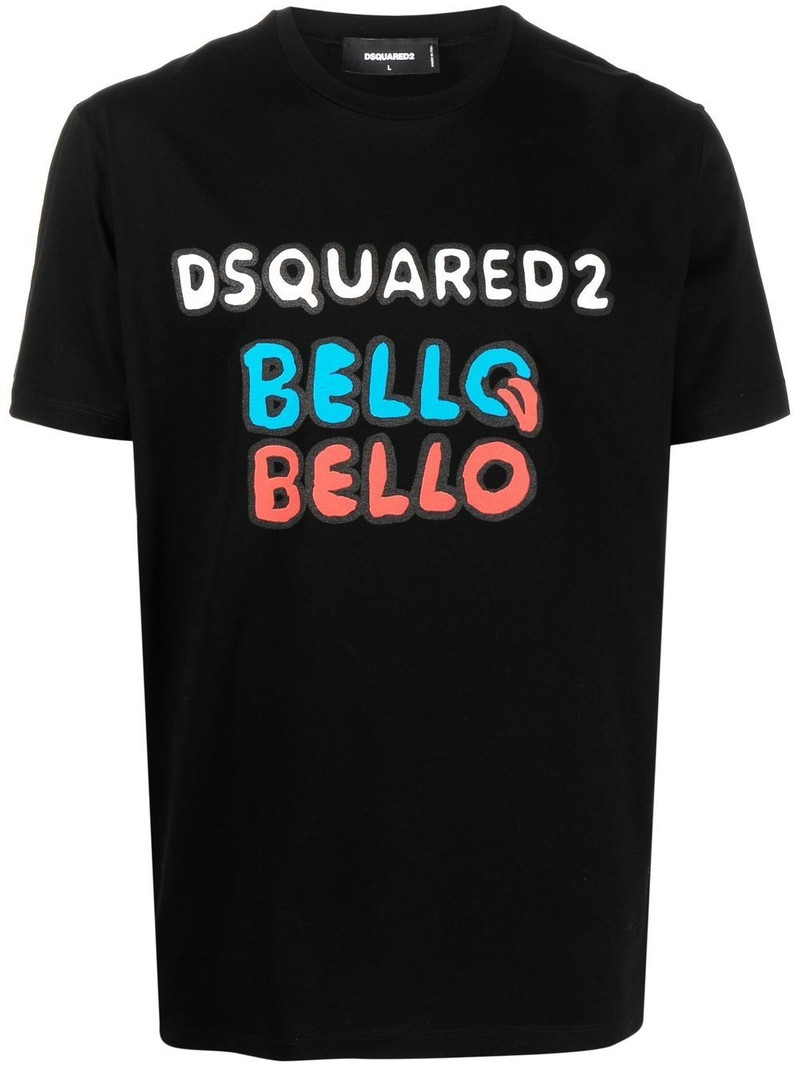 logo-print short-sleeve T-shirt 1