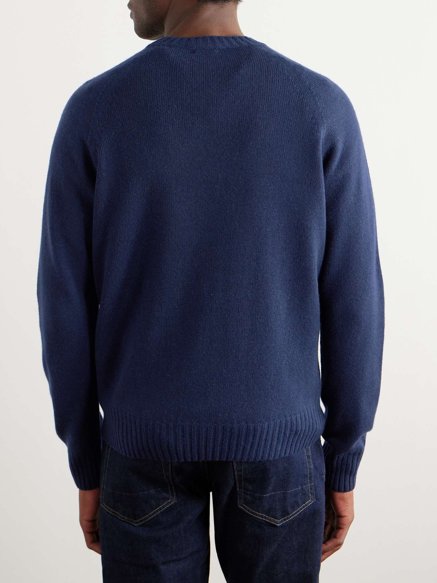 Logo-Embroidered Cashmere Sweater - 4