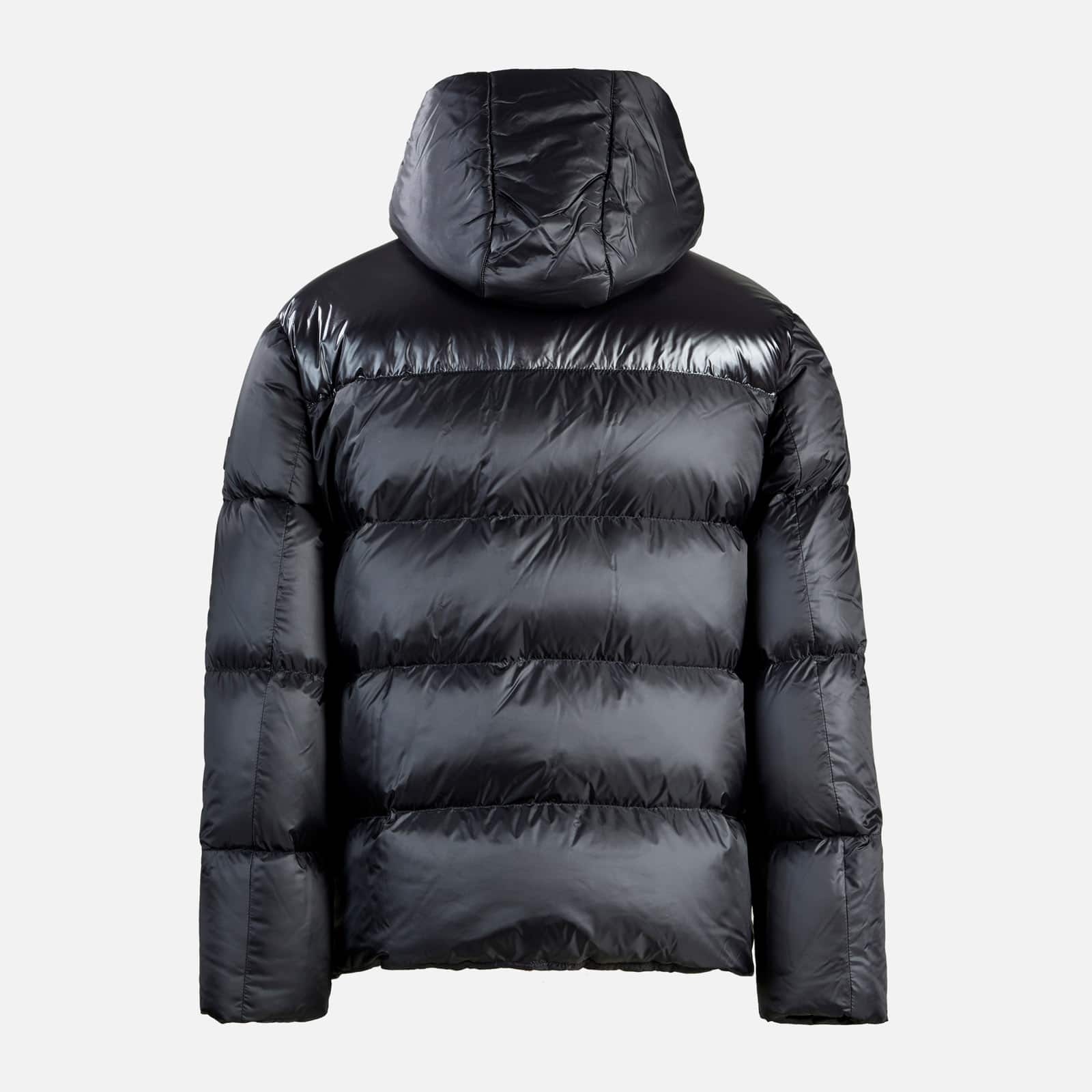 Hooded Down Jacket Black - 2