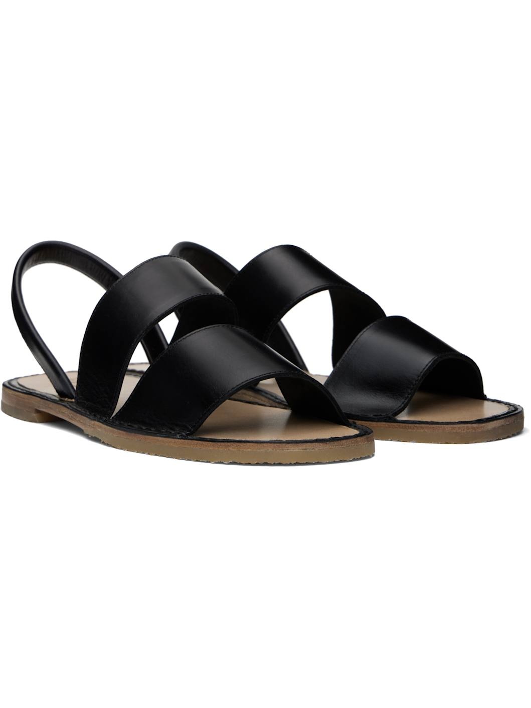 Black Aloc Sandals - 4