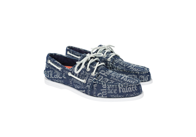 PALACE SPERRY CLOUD AUTHENTIC ORIGINAL 3 EYE DENIM BOATSHOE INDIGO 1